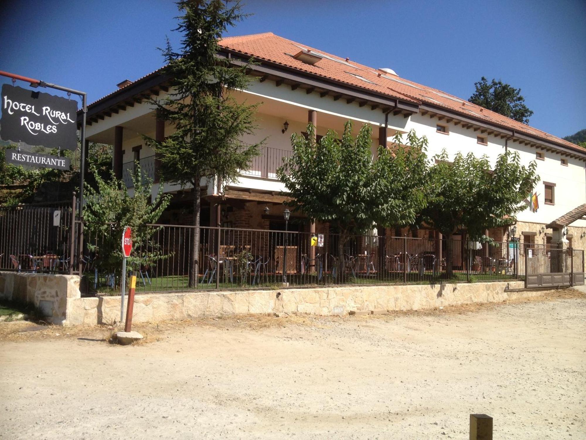 Hotel Rural Robles Jarandilla de la Vera Esterno foto